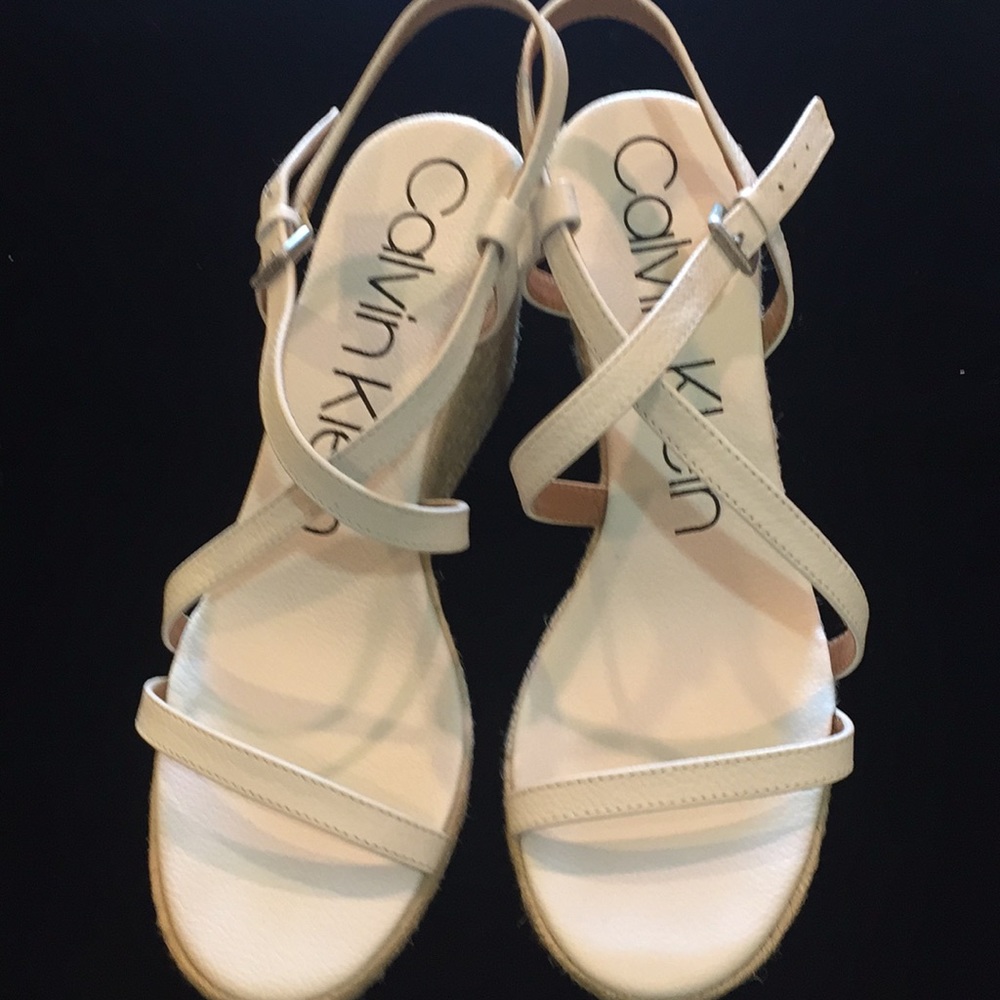 Calvin Klein wedge sandels